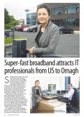 Impartial Reporter Business Journal: Super-fast Broadband Attracts IT Professionals From US To Omagh